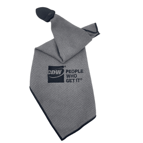 Custom magnetic golf towel