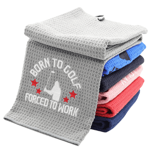 Embroidery golf towel