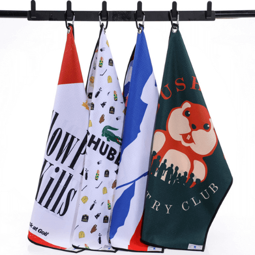 Full color printed golf towel