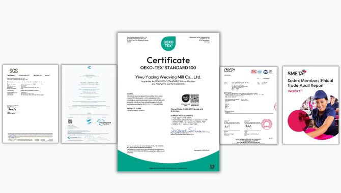 Custom towel certificate