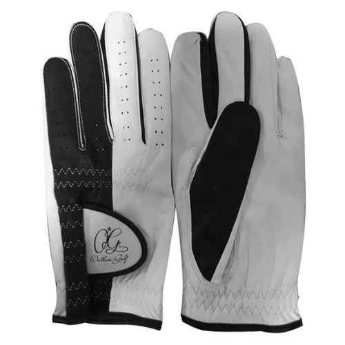 Silk print golf gloves