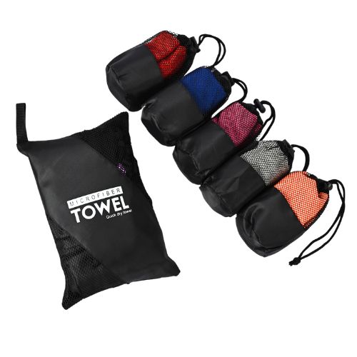 Cooling towel in mesh bag