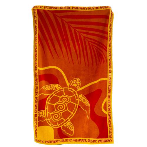 Jacquard cotton beach towel