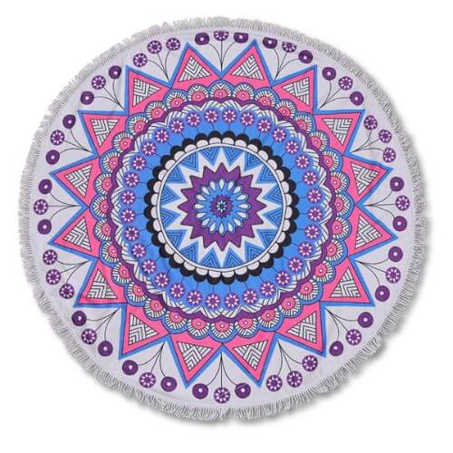 round beach towel