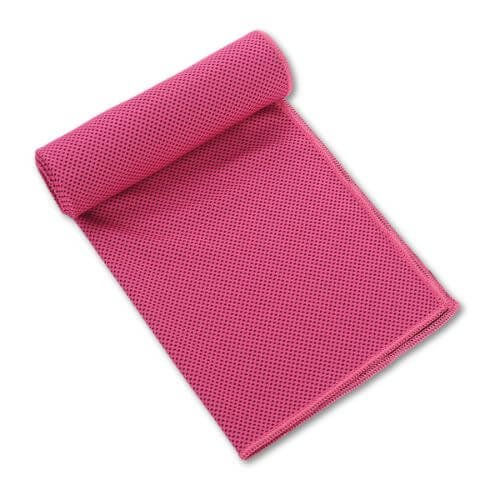 Fushia cooling towel