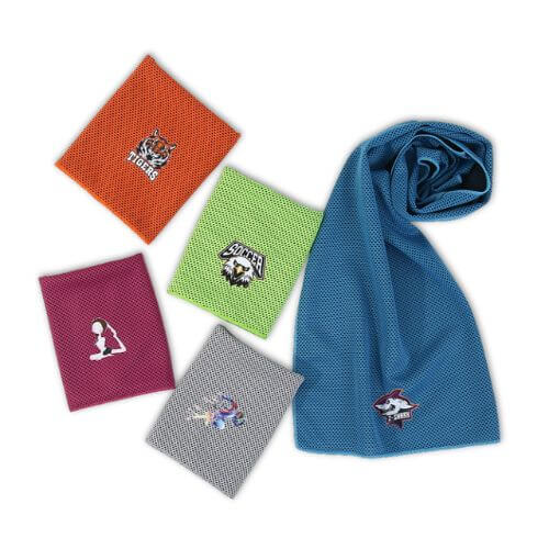 Heat transfer cooling towel