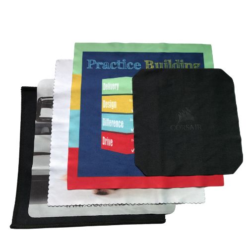 Different edge microfiber cloth